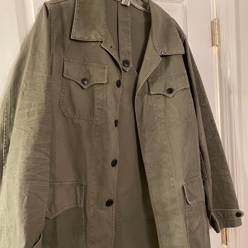 Club Monaco Army Green Cargo Jacket M/M